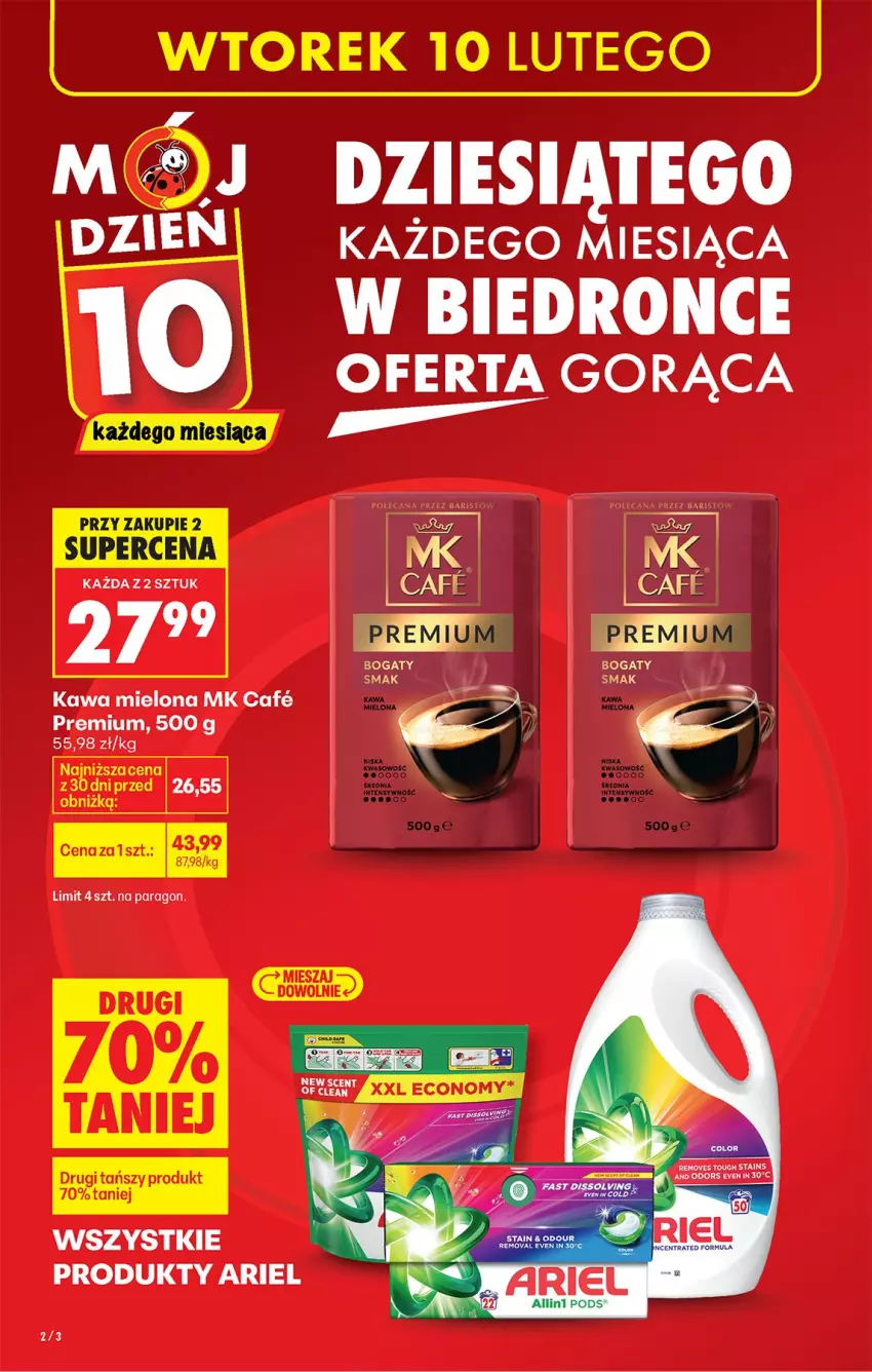 Gazetka promocyjna Biedronka - Gazetka - ważna 09.02 do 16.02.2026 - strona 4 - produkty: Kawa, Kawa mielona