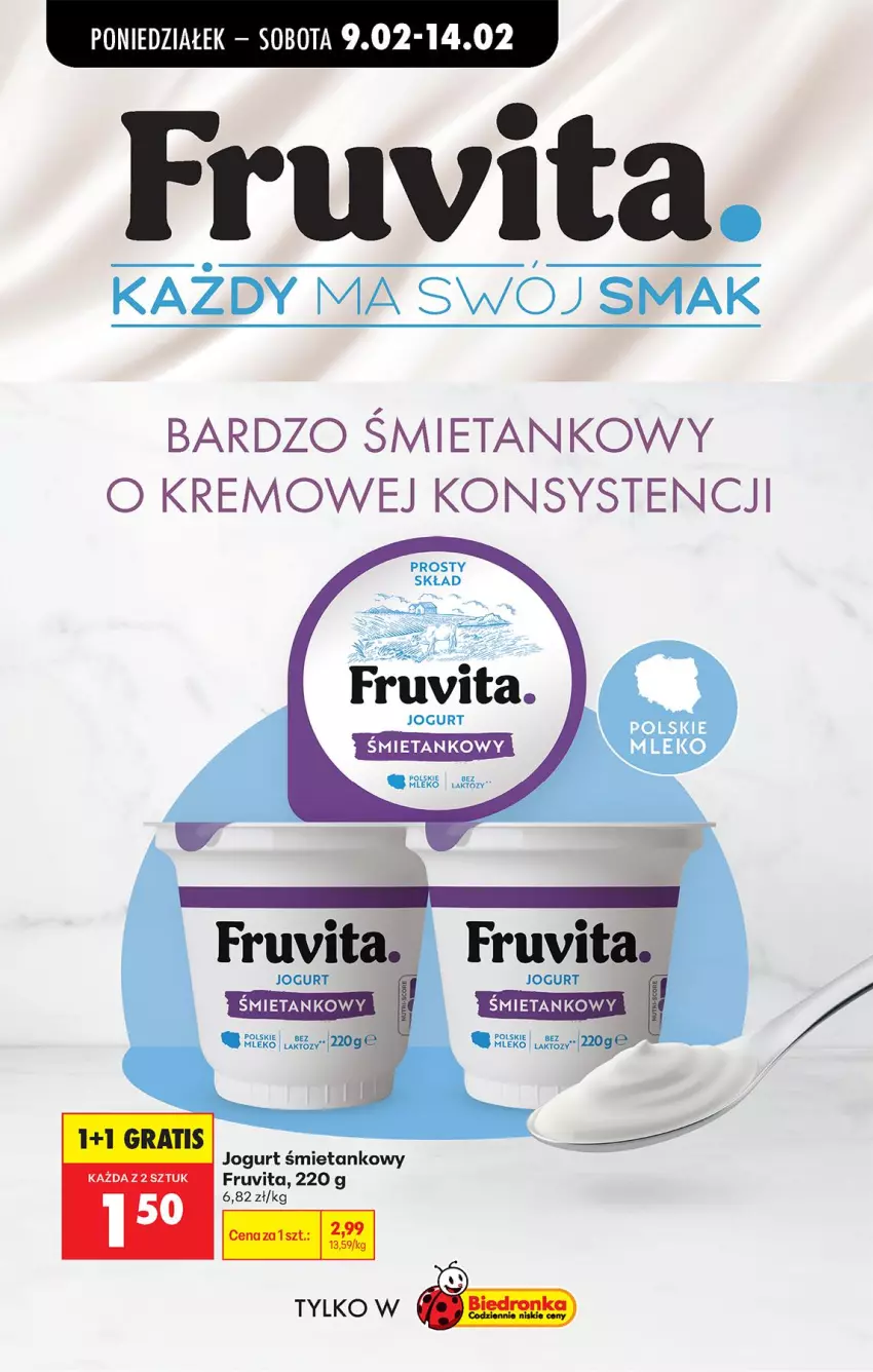 Gazetka promocyjna Biedronka - Gazetka - ważna 09.02 do 16.02.2026 - strona 77 - produkty: Fa, Jogurt, Mleko