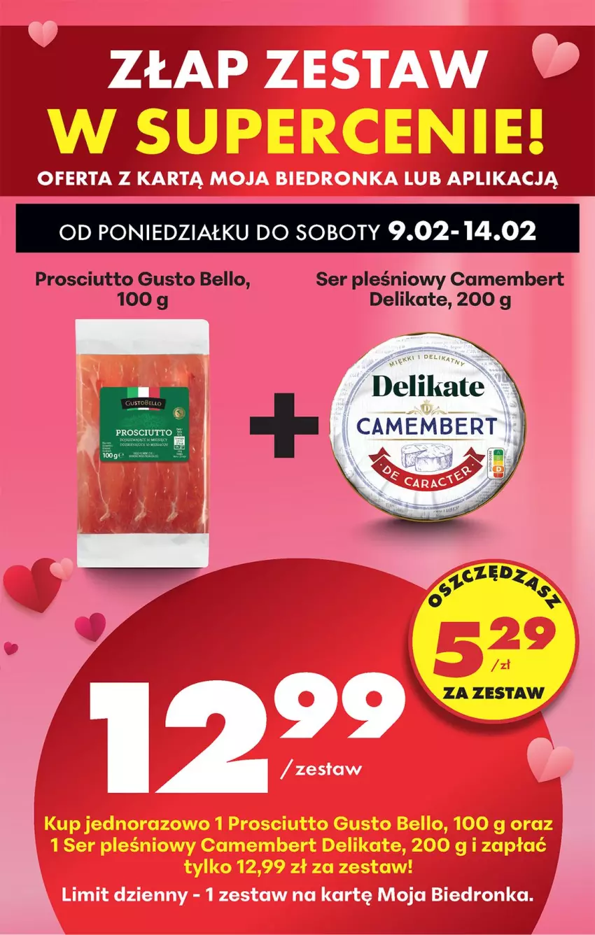 Gazetka promocyjna Biedronka - Gazetka - ważna 09.02 do 16.02.2026 - strona 78 - produkty: Bell, Camembert, Prosciutto, Ser, Ser pleśniowy