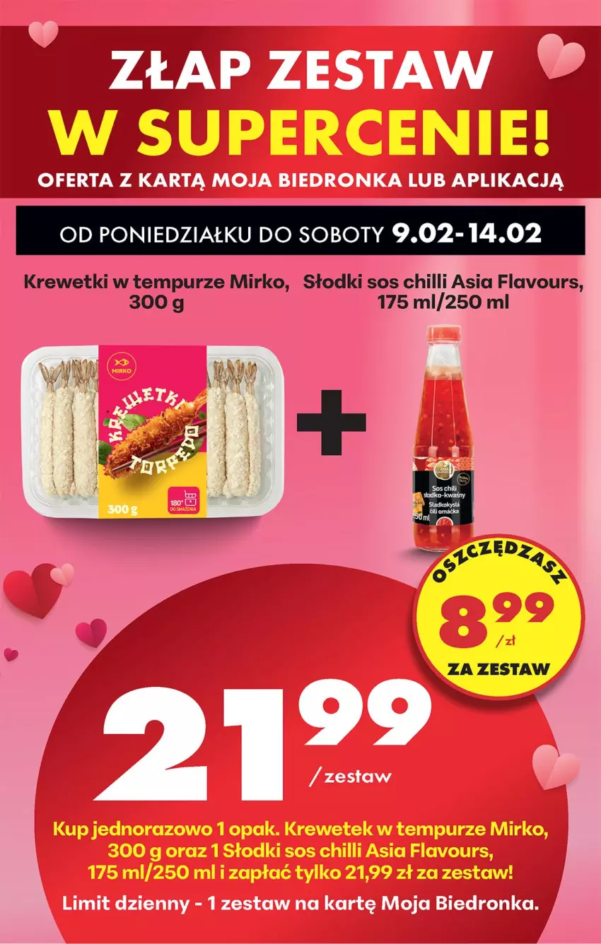 Gazetka promocyjna Biedronka - Gazetka - ważna 09.02 do 16.02.2026 - strona 81 - produkty: Krewetki, Pur, Sos, Sos chilli