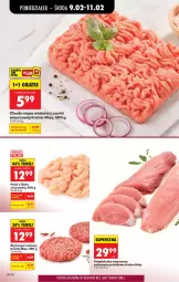 Gazetka promocyjna Biedronka - Gazetka - Gazetka - ważna od 16.02 do 16.02.2026 - strona 34 - produkty: Kurczak, Mięso mielone z szynki, Mięso mielone, Gra, Polędwiczka wieprzowa, Burger, Mięso