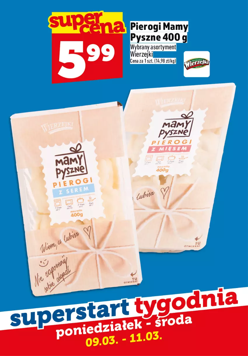 Gazetka promocyjna Topaz - Gazetka - ważna 09.03 do 11.03.2026 - strona 6 - produkty: Pierogi