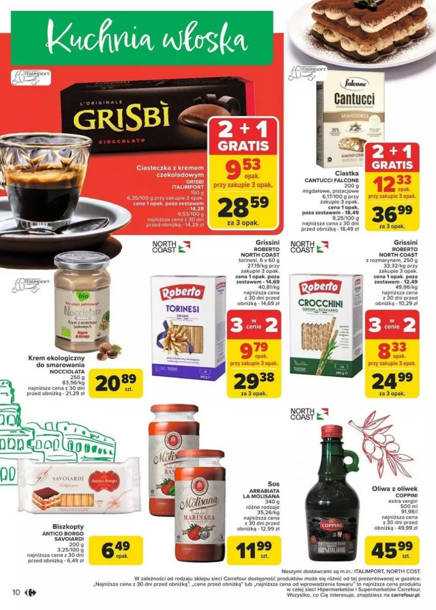 Gazetka promocyjna Carrefour - ważna 13.01 do 19.01.2025 - strona 2 - produkty: Alcon, Biszkopty, Ciastka, Fa, Gin, Grissini, Inka, Isana, Oliwa, Oliwa z oliwek, Por