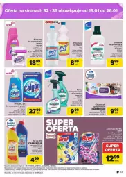 Gazetka promocyjna Carrefour - Gazetka - ważna od 19.01 do 19.01.2025 - strona 27 - produkty: Chusteczki do czyszczenia, Pralki, BIC, Spray do czyszczenia, Zawieszki, Bref, Chusteczki, Calgon, Vanish, Sanytol, LG