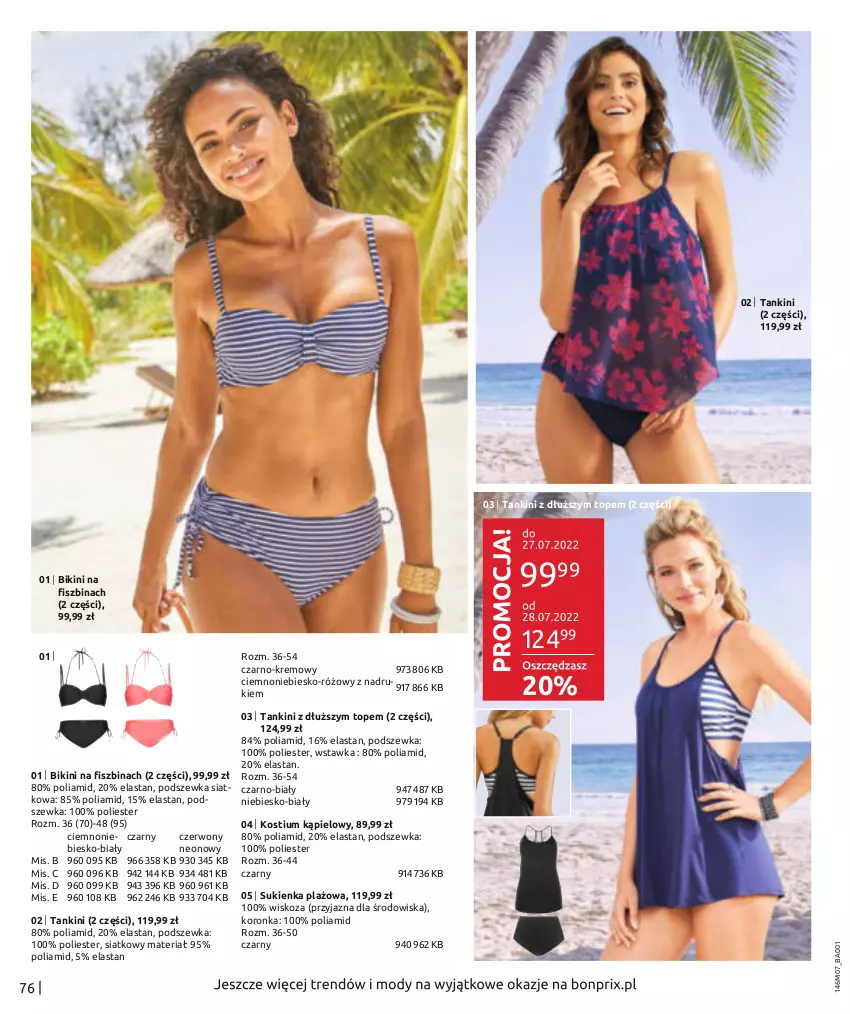 Gazetka promocyjna Bonprix - BEST OF BONPRIX - ważna 13.07.2022 do 13.01.2023 - strona 78 - produkty: Bikini, Kostium, Sukienka, Top