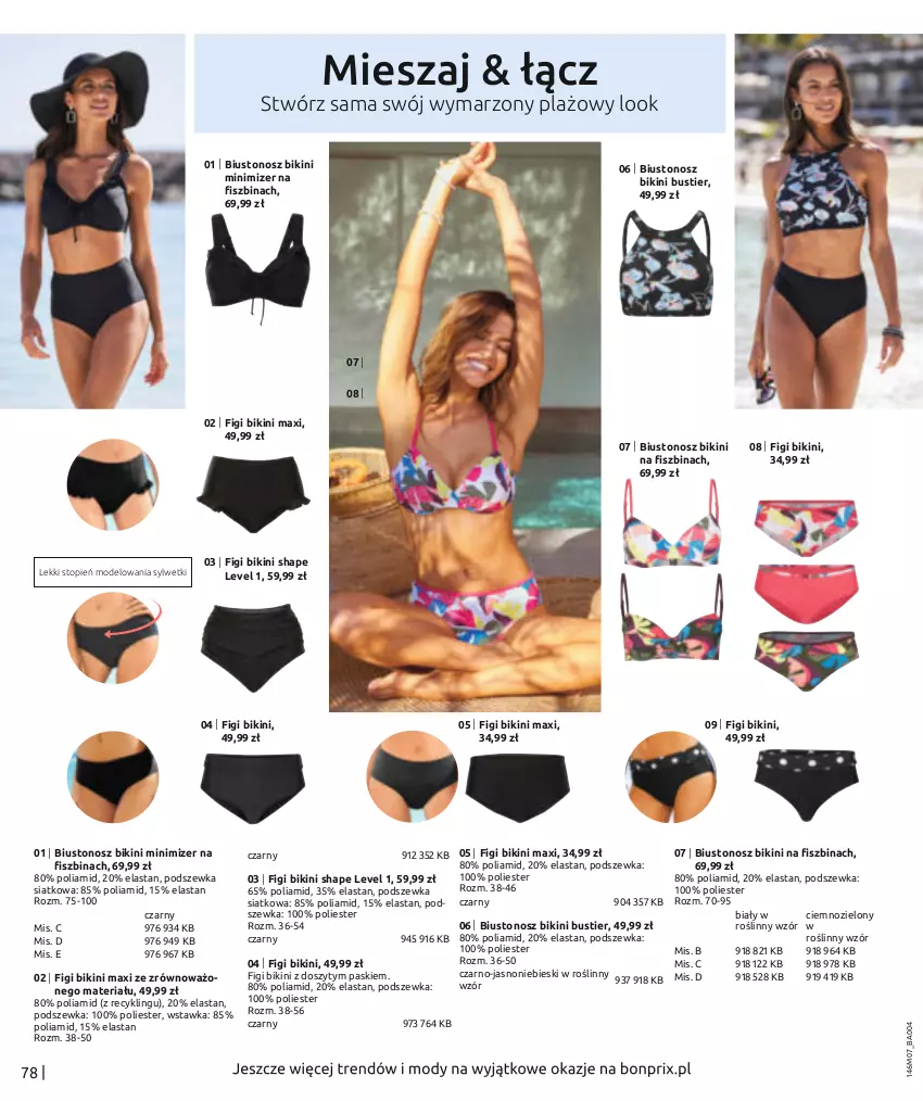 Gazetka promocyjna Bonprix - BEST OF BONPRIX - ważna 13.07.2022 do 13.01.2023 - strona 80 - produkty: Bikini, Biustonosz, Figi, Top