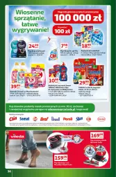 Gazetka promocyjna Auchan - Gazetka Znane Marki Lubiane Hipermarket Auchan - Gazetka - ważna od 08.04 do 08.04.2023 - strona 36 - produkty: Płyn do prania, Gin, Gry, Zawieszki, Bref, Tablet, Clin, Silan, Somat, Mola, Perwoll, Płyn do mycia, Zmywarki, Sprzątanie, Fa