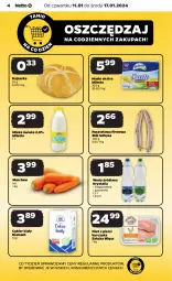 Gazetka promocyjna Netto - Artykuły spożywcze - Gazetka - ważna od 17.01 do 17.01.2024 - strona 4 - produkty: Kurczak, Filet z piersi kurczaka, Cukier, Kajzerka, Pasztet, Stół, Diamant, LANA, Woda, Masło, Mleko