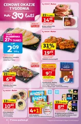 Gazetka promocyjna Auchan - 30 Lat Supermarket - Gazetka - ważna od 03.06 do 03.06.2026 - strona 6 - produkty: Kurczak, Gra, Lody, Pizza, Burger, Morliny, Frankfurterki, Grill