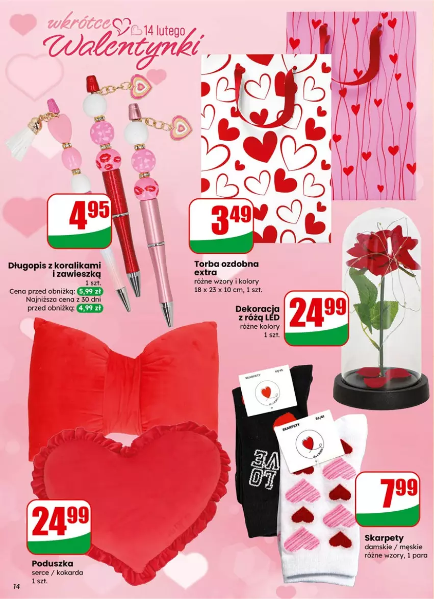 Gazetka promocyjna Dino - Gazetka 05 / 2026 - ważna 27.01 do 03.02.2026 - strona 14 - produkty: Długopis, Karp, Poduszka, Ser, Torba