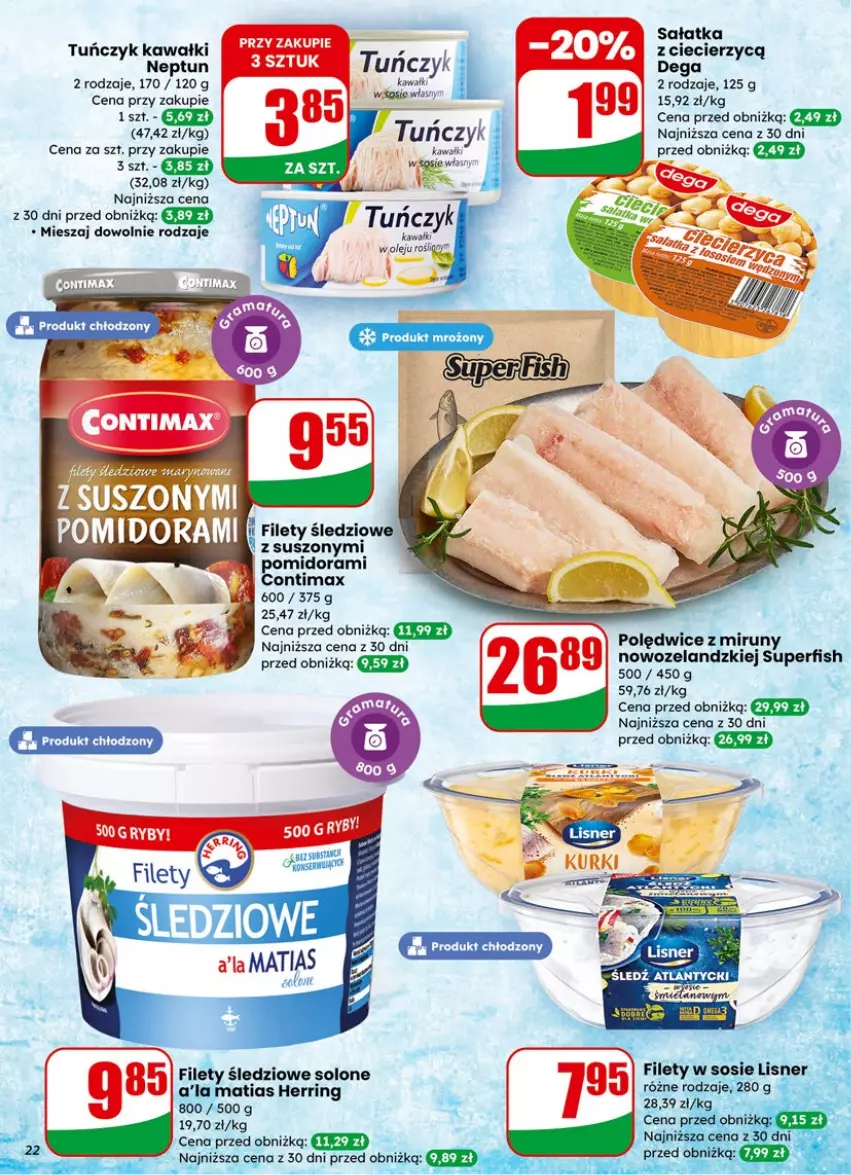Gazetka promocyjna Dino - Gazetka 05 / 2026 - ważna 27.01 do 03.02.2026 - strona 22 - produkty: Dega, Kawa, Olej, Sałat, Sałatka, Ser, Tuńczyk