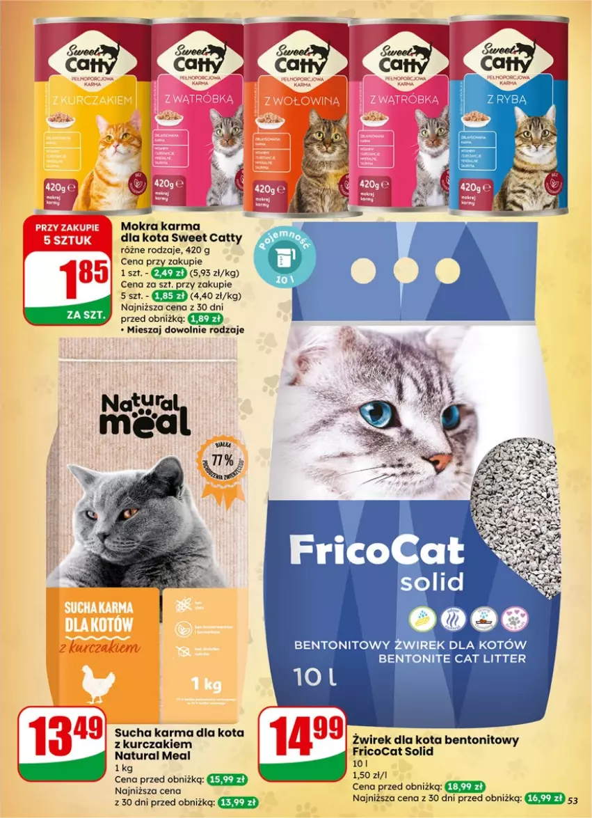 Gazetka promocyjna Dino - Gazetka 05 / 2026 - ważna 27.01 do 03.02.2026 - strona 53 - produkty: Mokra karma