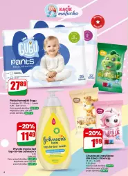 Gazetka promocyjna Dino - Gazetka 05 / 2026 - Gazetka - ważna od 03.02 do 03.02.2026 - strona 8 - produkty: Top, Johnson's, Majtki, Chusteczki, Dzieci, Płyn do mycia, Pieluchomajtki