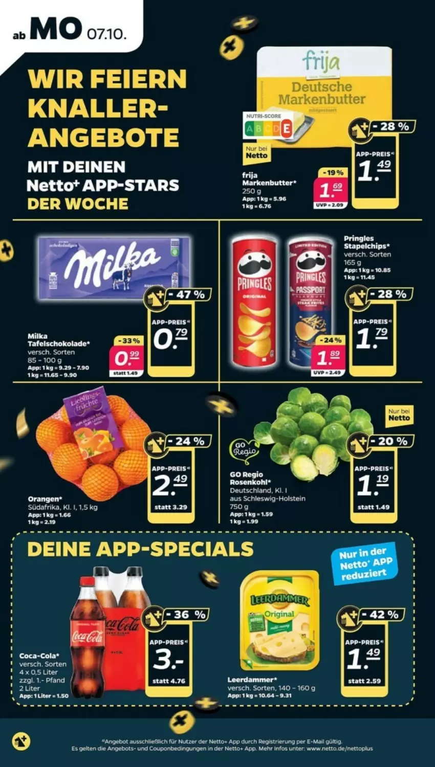 Gazetka promocyjna Netto - ważna 07.10 do 12.10.2024 - strona 13 - produkty: Fa, Milka, Pringles, Top