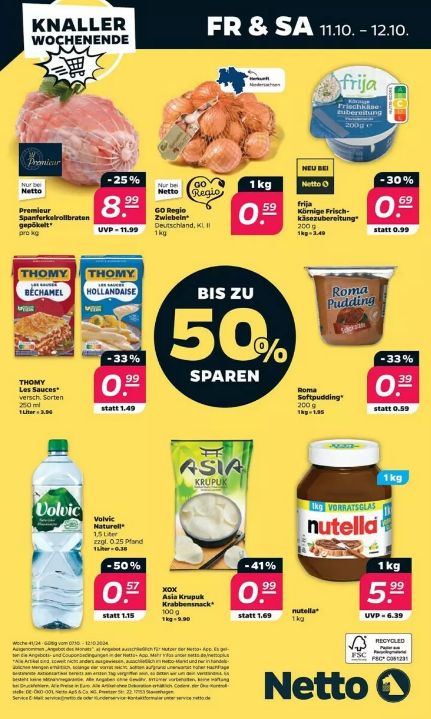 Gazetka promocyjna Netto - ważna 07.10 do 12.10.2024 - strona 30 - produkty: BIC, Fa, Gry, Naturell, Pudding, Rura, Ser, Top