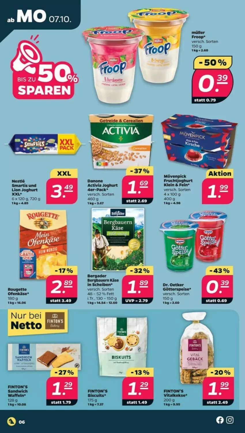 Gazetka promocyjna Netto - ważna 07.10 do 12.10.2024 - strona 37 - produkty: Activia, Danone, Fa, Lion