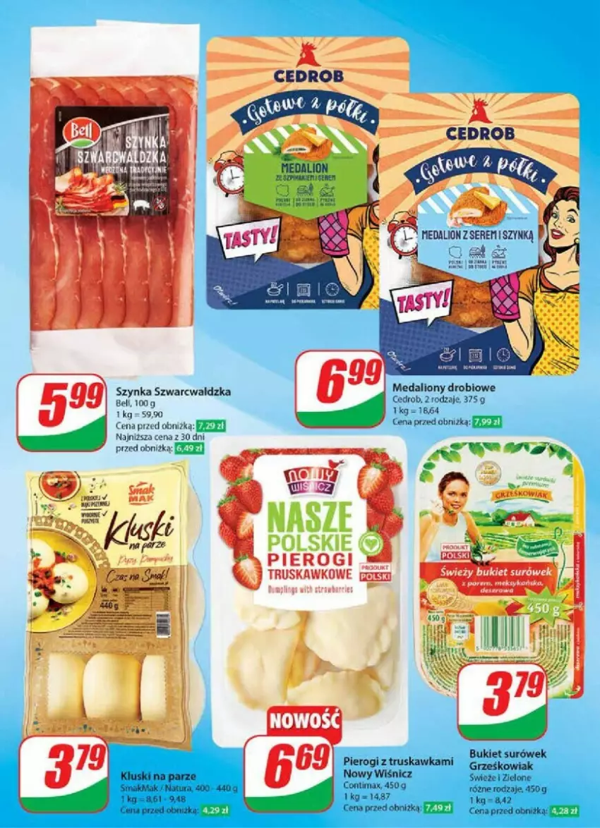 Gazetka promocyjna Dino - ważna 31.07 do 06.08.2024 - strona 33 - produkty: Bell, Lion, Pierogi, Piwa, Szynka