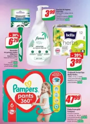 Gazetka promocyjna Dino - Gazetka - ważna od 06.08 do 06.08.2024 - strona 57 - produkty: Emulsja, Pampers, Bell, Majtki, Szynka, Podpaski, Maszynka, Bella, Pieluchomajtki, Maszynka do golenia, Fa