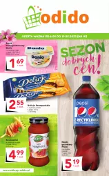 Gazetka promocyjna Odido - SEZON dobrych cen! - Gazetka - ważna od 19.05 do 19.05.2022 - strona 1 - produkty: Sos, Ser, Serek homogenizowany, Serek, Pepsi, Napój gazowany, Delicje, Danio, Napój