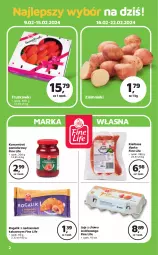 Gazetka promocyjna Odido - Gazetka - ważna od 22.02 do 22.02.2024 - strona 2 - produkty: Koncentrat pomidorowy, Jaja, Truskawki, Ziemniaki, Rogal, Kakao, Kiełbasa, Kiełbasa śląska