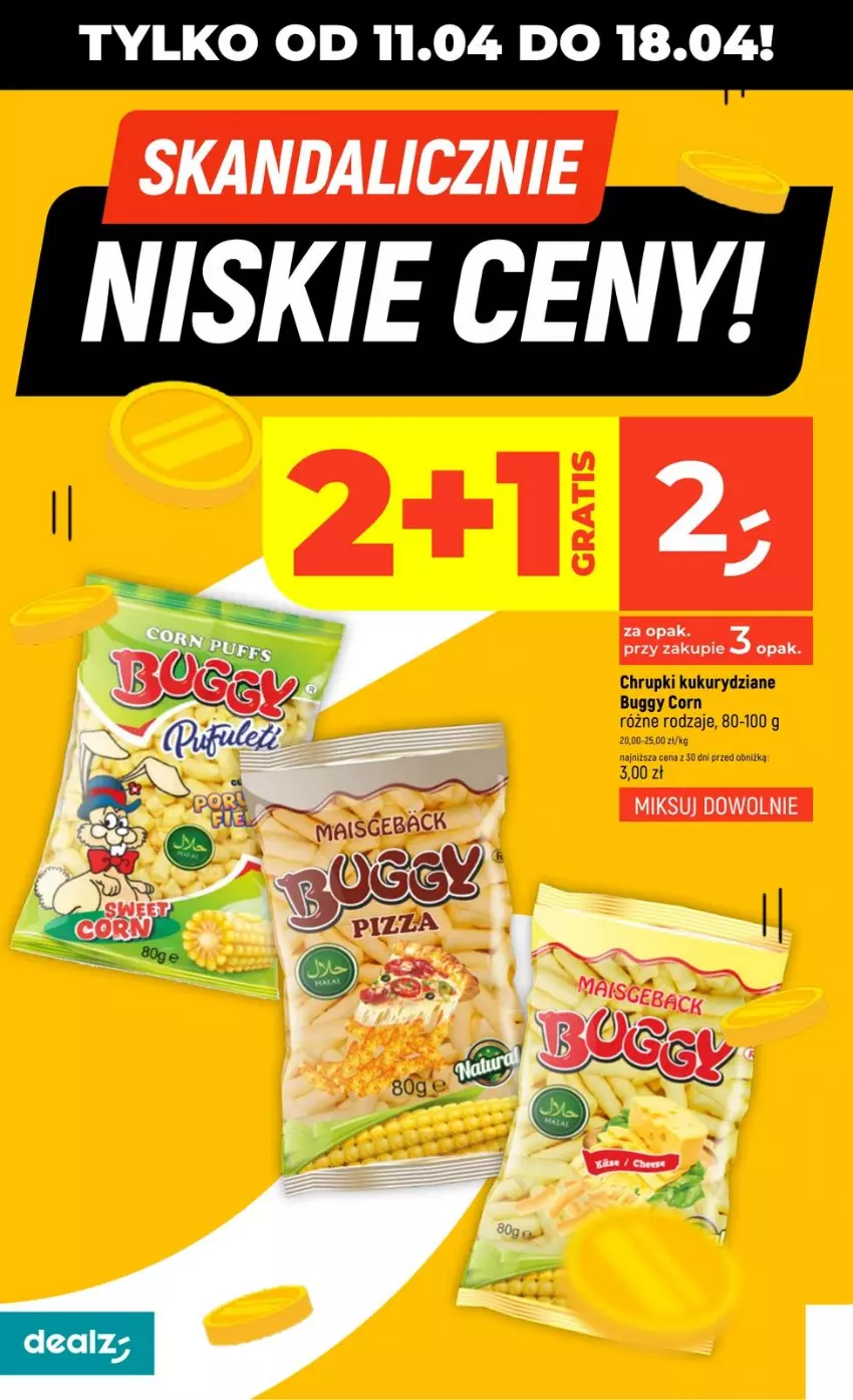 Gazetka promocyjna Dealz - SKANDALICZNIE - ważna 11.04 do 18.04.2026 - strona 4 - produkty: Chrupki