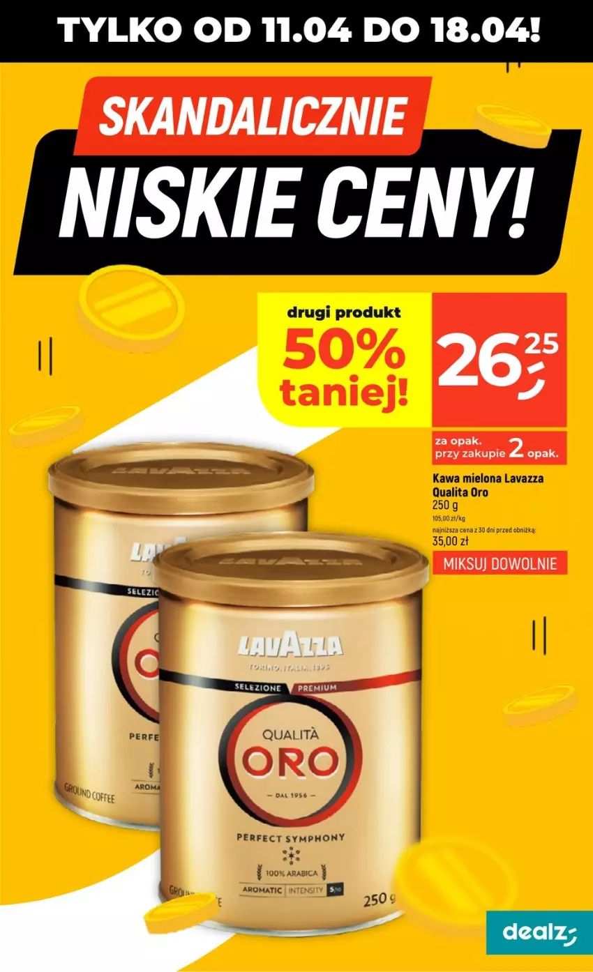 Gazetka promocyjna Dealz - SKANDALICZNIE - ważna 11.04 do 18.04.2026 - strona 9 - produkty: BIC, Kawa, Kawa mielona, Lavazza