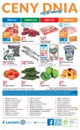 Gazetka promocyjna E Leclerc - Gazetka - ważna od 23.07 do 23.07.2022 - strona 20 - produkty: Kurczak, Top, Por, Pampers, Papier, Zott, Jogurt, Papryka, Majtki, Szal, Kosz, Poszewka, Tera, Sport, Boczek, Brzoskwinie, Pieluchomajtki, Pomidory, Boczek wieprzowy