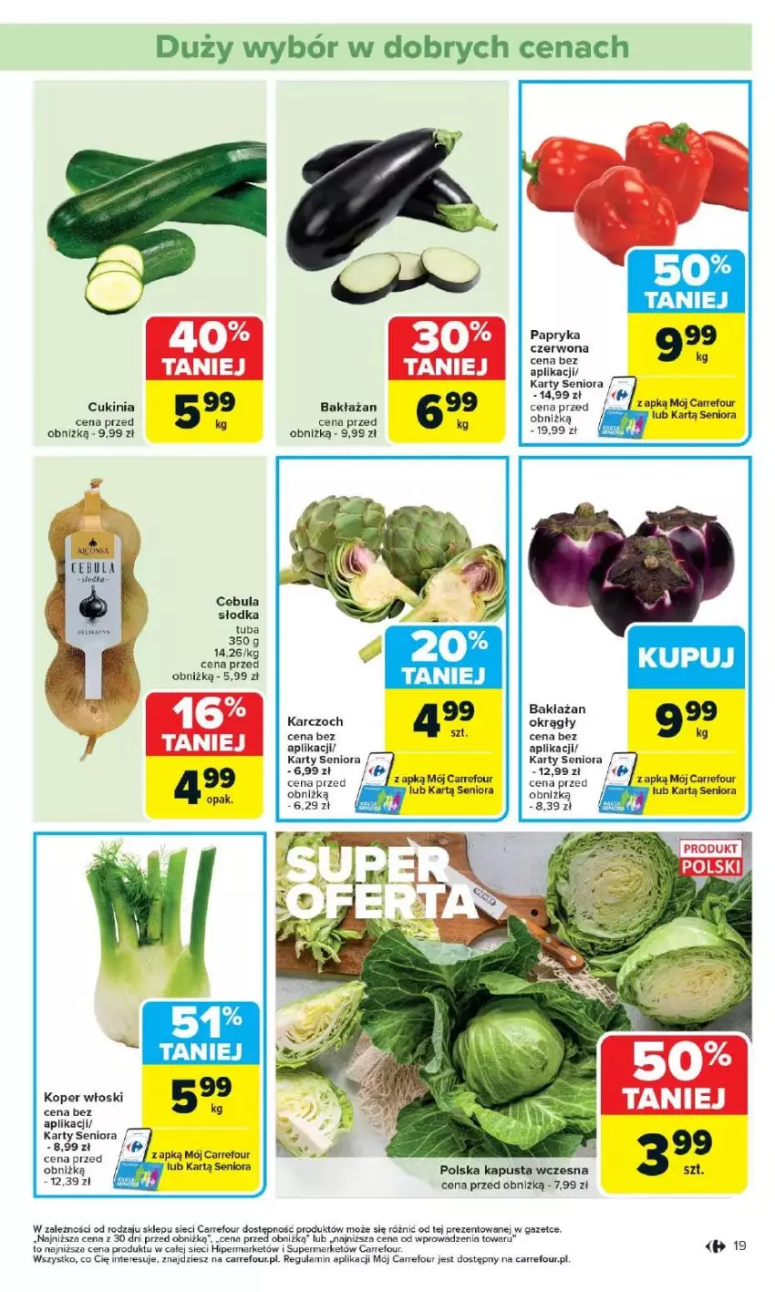 Gazetka promocyjna Carrefour - ważna 12.05 do 17.05.2025 - strona 14 - produkty: Cebula, Fa, Koper włoski