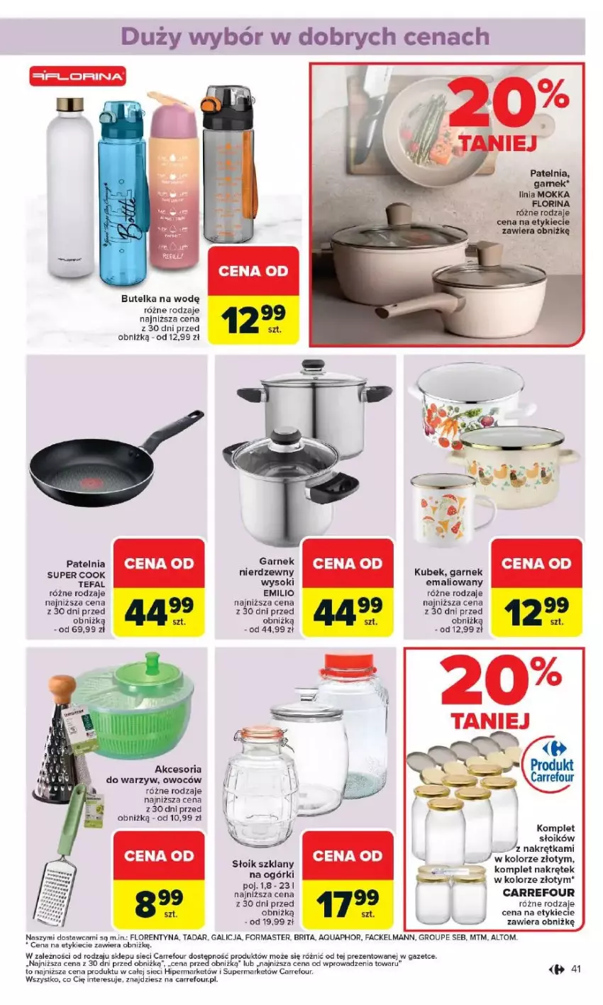 Gazetka promocyjna Carrefour - ważna 12.05 do 17.05.2025 - strona 38 - produkty: Brit, Brita, Fa, Garnek, Kubek, Patelnia, Sok, Tefal