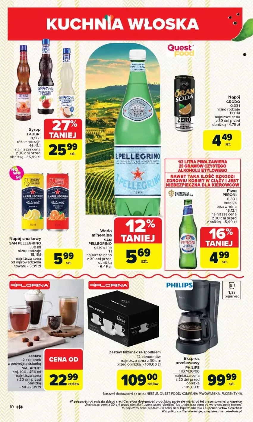 Gazetka promocyjna Carrefour - ważna 12.05 do 17.05.2025 - strona 4 - produkty: Fa, LG, Napój, Philips, Piwo, Syrop, Woda