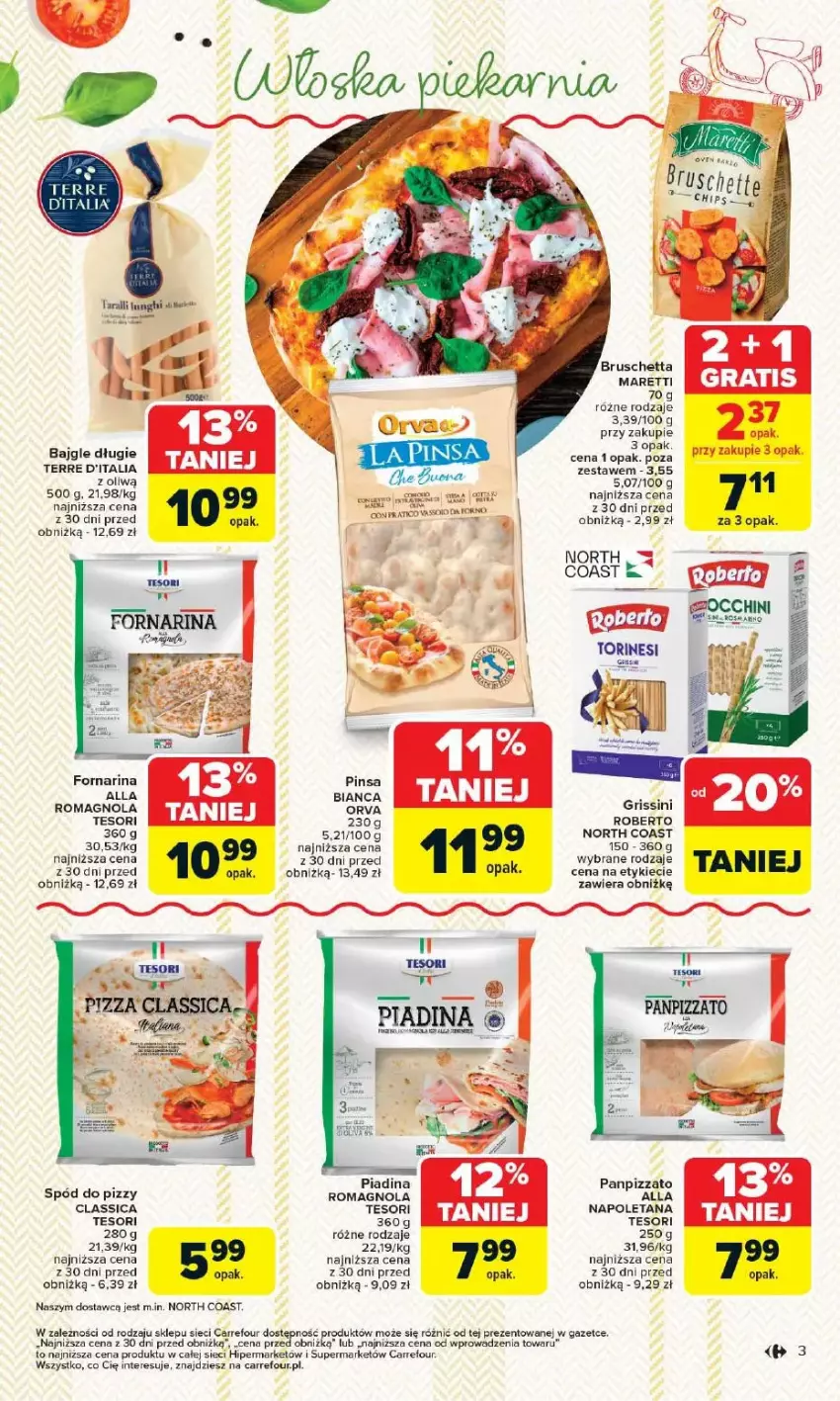 Gazetka promocyjna Carrefour - ważna 12.05 do 17.05.2025 - strona 45 - produkty: Grissini, Pizza, Spód do pizzy