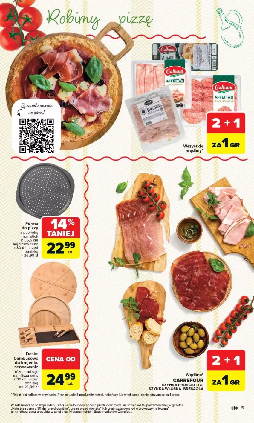Gazetka promocyjna Carrefour - ważna 12.05 do 17.05.2025 - strona 52 - produkty: Bresaola, Prosciutto, Ser, Szynka, Wędlina