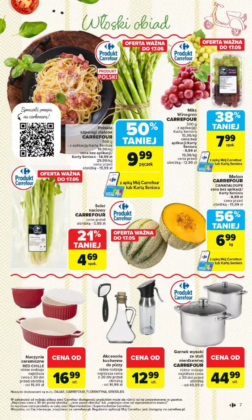 Gazetka promocyjna Carrefour - ważna 12.05 do 17.05.2025 - strona 54 - produkty: Fa, Garnek, LANA, Sok, Wino