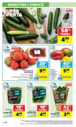 Gazetka promocyjna Carrefour - Gazetka - ważna od 17.05 do 17.05.2025 - strona 13 - produkty: Warzywa, Roszponka, Truskawki, Rukola, Fa
