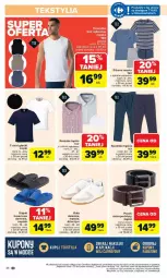 Gazetka promocyjna Carrefour - Gazetka - ważna od 17.05 do 17.05.2025 - strona 43 - produkty: Klapki, Buty, Kosz, T-shirt, Koszula, Pasek, Dzieci, Spodnie, Piżama