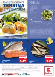Gazetka promocyjna Kaufland - Ryby z naszej lady - Gazetka - ważna od 15.04 do 15.04.2026 - strona 2 - produkty: Piec, Chrzan, Tuszka śledziowa wędzona, Sos, Sok, Sól, Por, Jogurt, Cytryny, Tusz, Dres, Sałat, Tuszka śledziowa, Pieprz, Pstrąg, Piekarnik, Wagi, Olej, Orka, Pstrąg łososiowy, Fa
