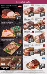 Gazetka promocyjna Stokrotka - Supermarket - Gazetka - ważna od 08.02 do 08.02.2023 - strona 4 - produkty: Polędwica, Krakus, Warzywa, Sok, Ser, Salami, Sokołów, Parówki, Pasztet, Duda, Szynka, Pieprz, Salami z papryką, Morliny, Boczek, Kiełbasa głogowska, Owoce, Kiełbasa, Mięso