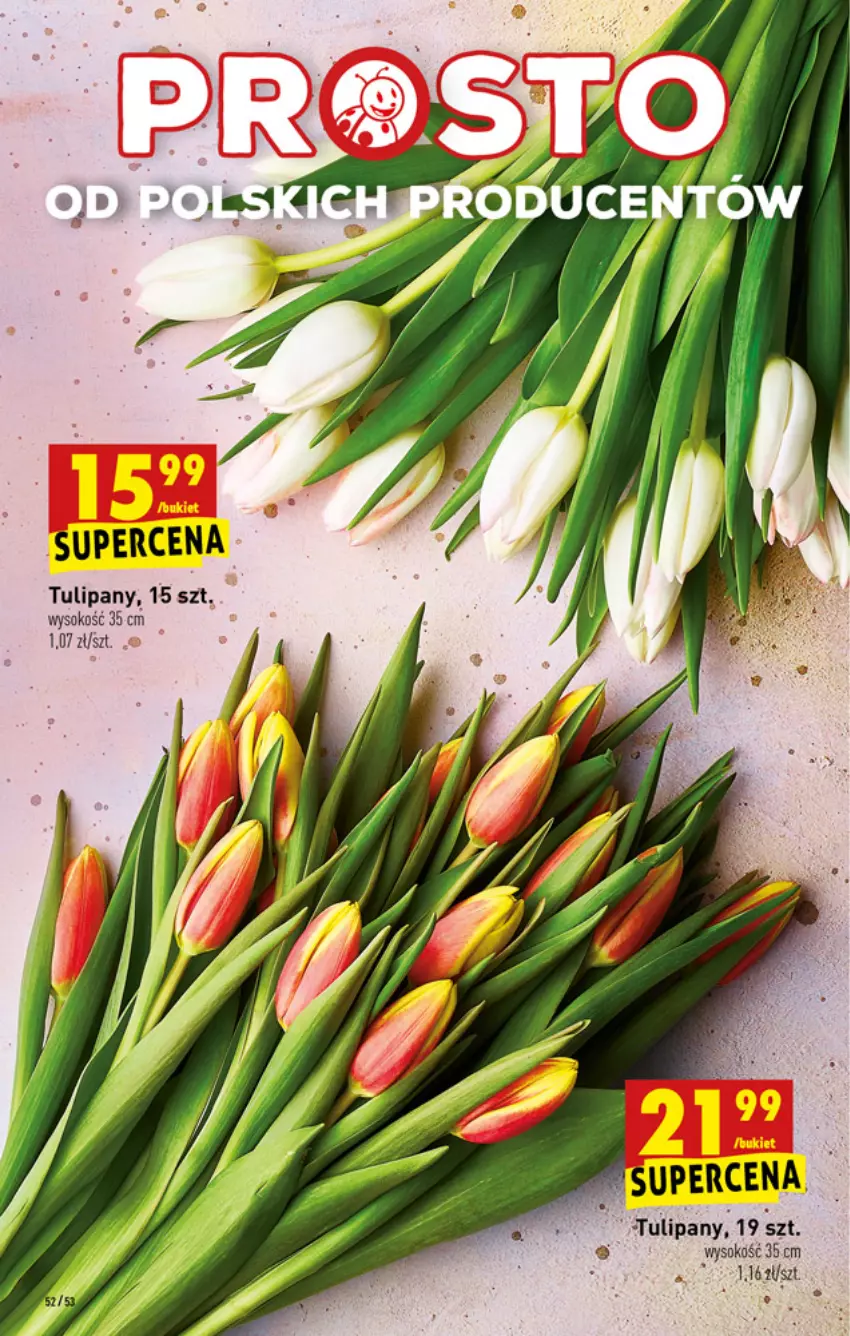 Gazetka promocyjna Biedronka - W tym tygodniu PN - ważna 25.02 do 03.03.2021 - strona 52 - produkty: Sok, Tulipan