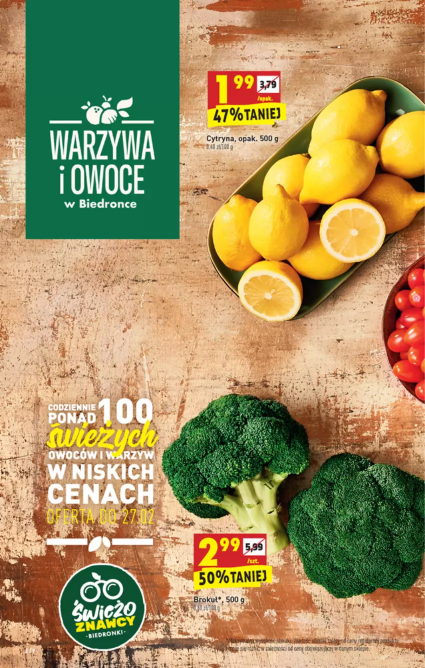 Gazetka promocyjna Biedronka - W tym tygodniu PN - ważna 25.02 do 03.03.2021 - strona 8 - produkty: Gra, Owoce, Warzywa