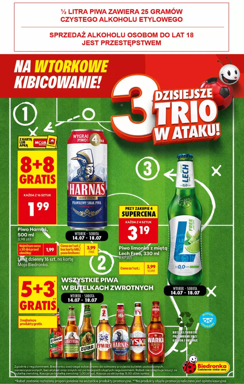 Gazetka promocyjna Biedronka - Gazetka - ważna 14.07 do 21.07.2026 - strona 4 - produkty: Gra, Piwa, Piwo, Por