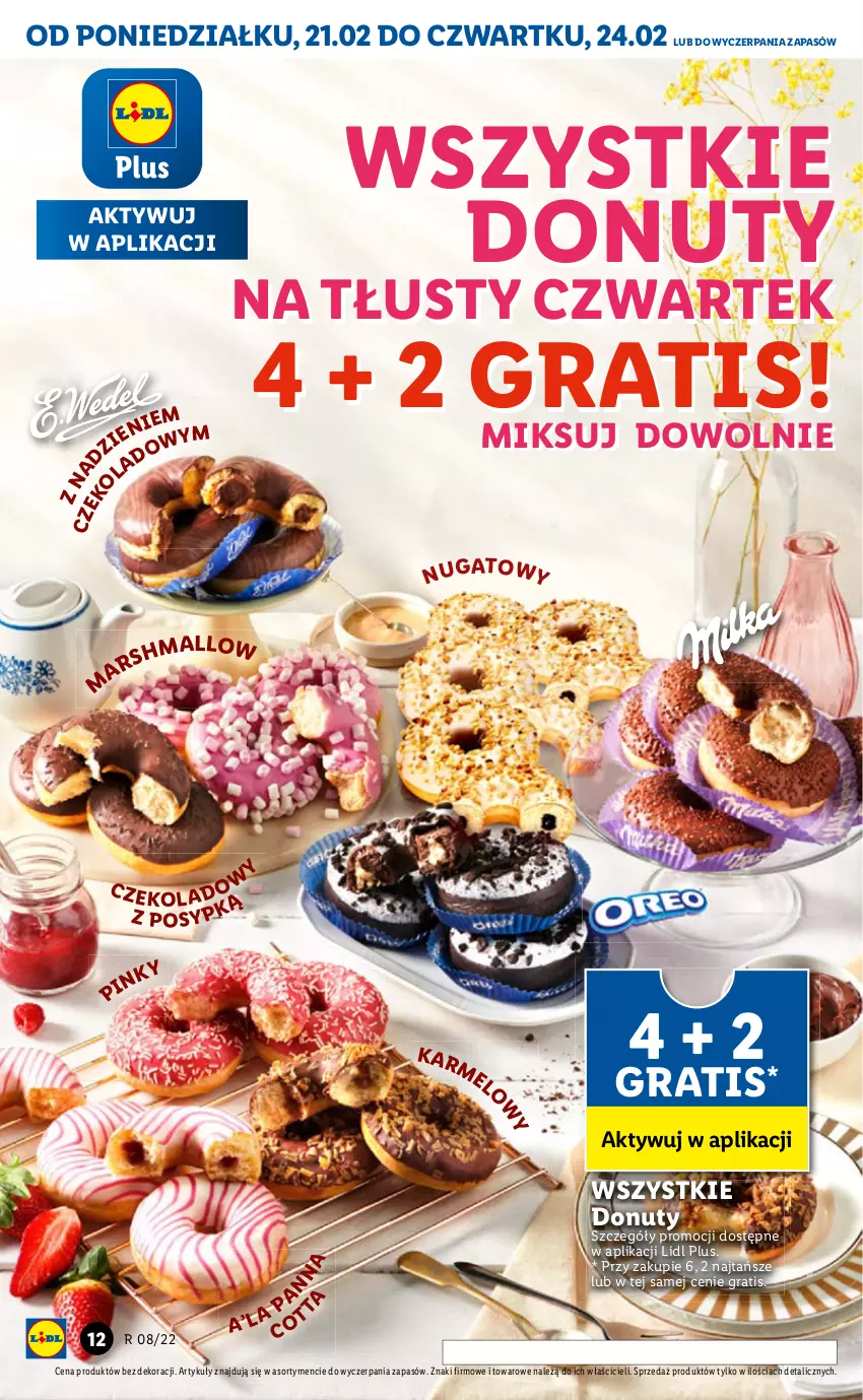 Gazetka promocyjna Lidl - GAZETKA - ważna 21.02 do 23.02.2022 - strona 12 - produkty: Donut, Gra, Nuty