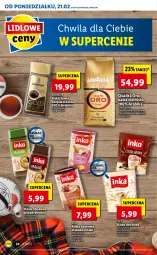Gazetka promocyjna Lidl - GAZETKA - Gazetka - ważna od 23.02 do 23.02.2022 - strona 34 - produkty: Kawa rozpuszczalna, Por, Inka, Dallmayr, Kawa, Lavazza