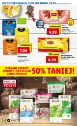 Gazetka promocyjna Lidl - GAZETKA - Gazetka - ważna od 23.02 do 23.02.2022 - strona 36 - produkty: Torebka, Lipton, Herbata, Herbata owocowa