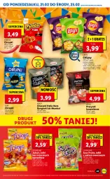 Gazetka promocyjna Lidl - GAZETKA - Gazetka - ważna od 23.02 do 23.02.2022 - strona 41 - produkty: Cheetos, Sok, Orzeszki, Chipsy, Chrupki, Lay’s