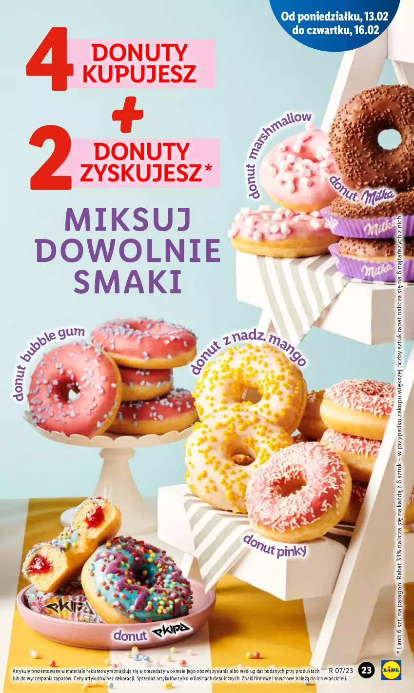 Gazetka promocyjna Lidl - GAZETKA - ważna 13.02 do 15.02.2023 - strona 25 - produkty: Donut, Mars, Nuty