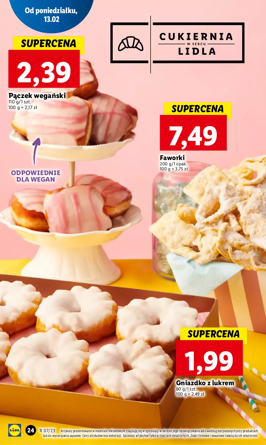 Gazetka promocyjna Lidl - GAZETKA - ważna 13.02 do 15.02.2023 - strona 26 - produkty: Fa, Faworki, Pączek