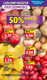 Gazetka promocyjna Lidl - GAZETKA - Gazetka - ważna od 15.02 do 15.02.2023 - strona 17 - produkty: Cebula, Cytryny, Kosz, Ziemniaki, Jabłka