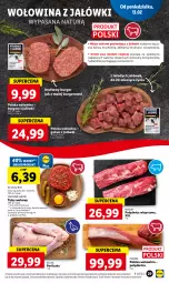 Gazetka promocyjna Lidl - GAZETKA - Gazetka - ważna od 15.02 do 15.02.2023 - strona 31 - produkty: Polędwica, Perliczka, Mięso wołowe, Sok, Sokołów, Tatar wołowy, Burger, Morliny, Wołowina, Mięso, HP