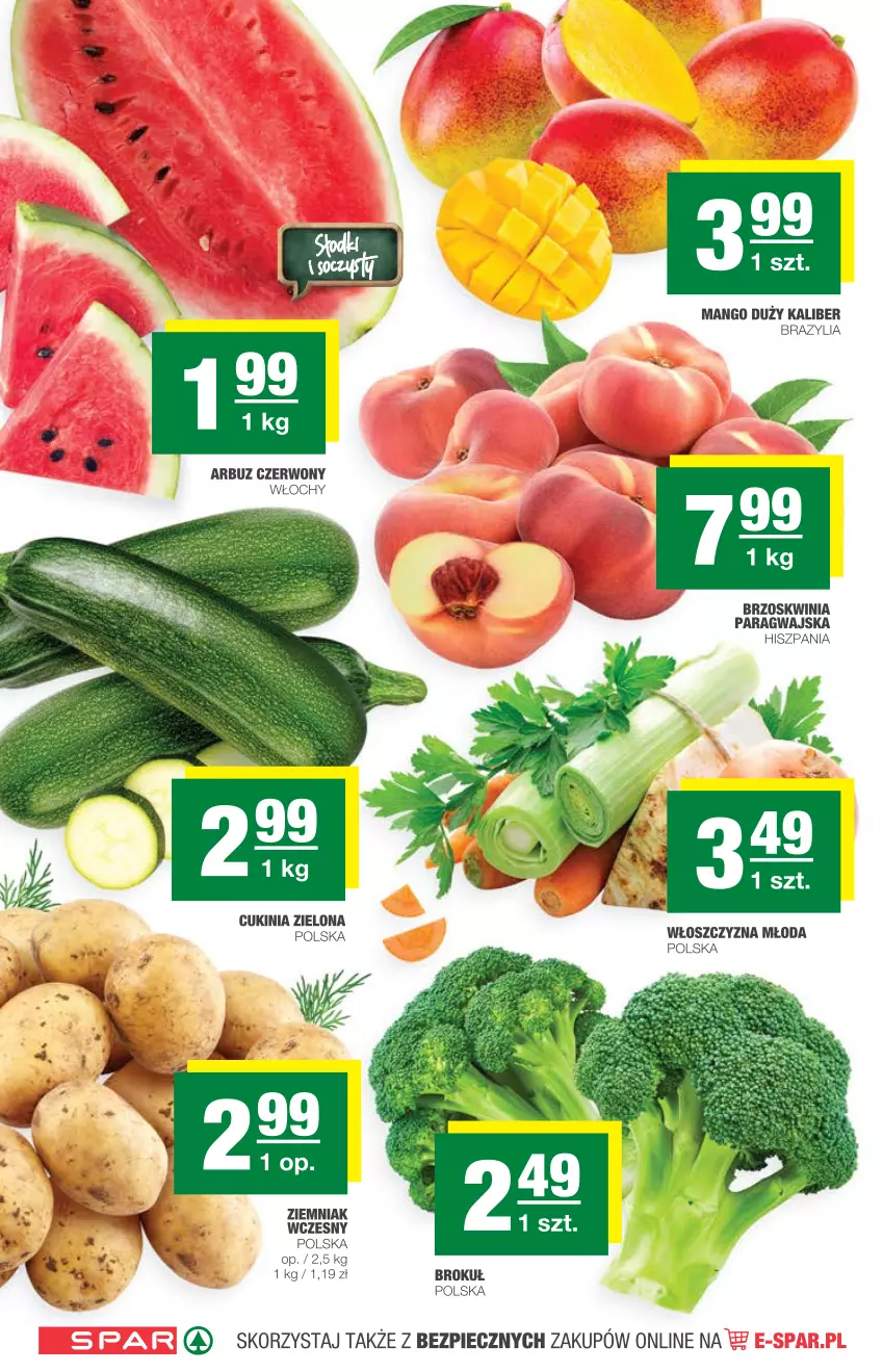 Gazetka promocyjna Spar - Spar - ważna 07.07 do 13.07.2021 - strona 2 - produkty: Arbuz, Mango, Piec