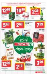 Gazetka promocyjna Spar - Spar - Gazetka - ważna od 13.07 do 13.07.2021 - strona 7 - produkty: Mozzarella, Piwo, Mięso mielone, Sos, Ser, Ogórki konserwowe, Heineken, Kiełbasa, Pomidory, Mięso, Szpinak, Kiełbasa śląska